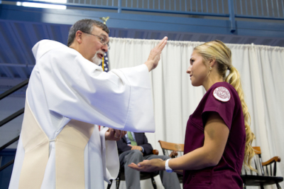 2017 Nursing Ceremony Blessing Hands