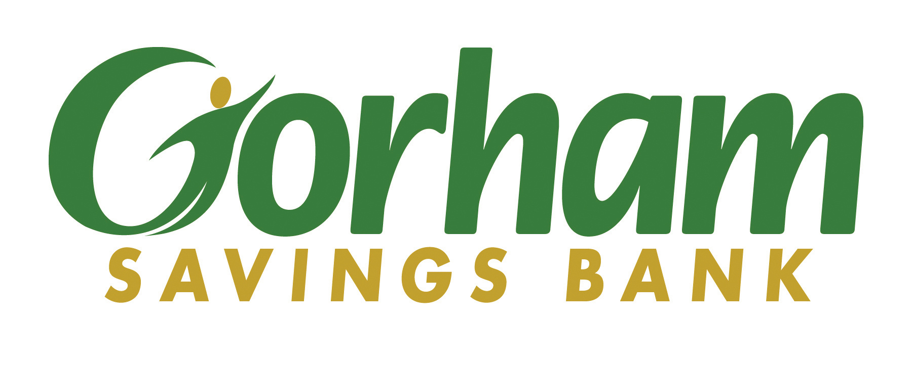 Logo of Gorham Savings Bank with "Gorham" in stylized green text and "SAVINGS BANK" in bold yellow text beneath, symbolizing their foundation support. Saint Joseph's College of Maine