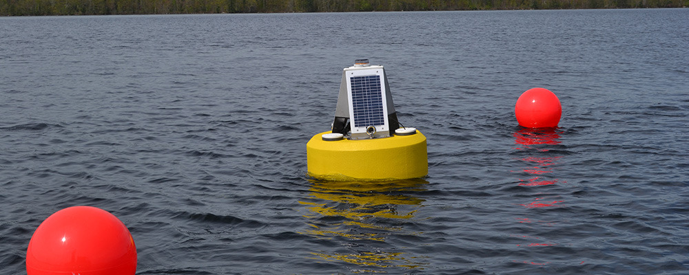 Buoy on Sebago Lake
