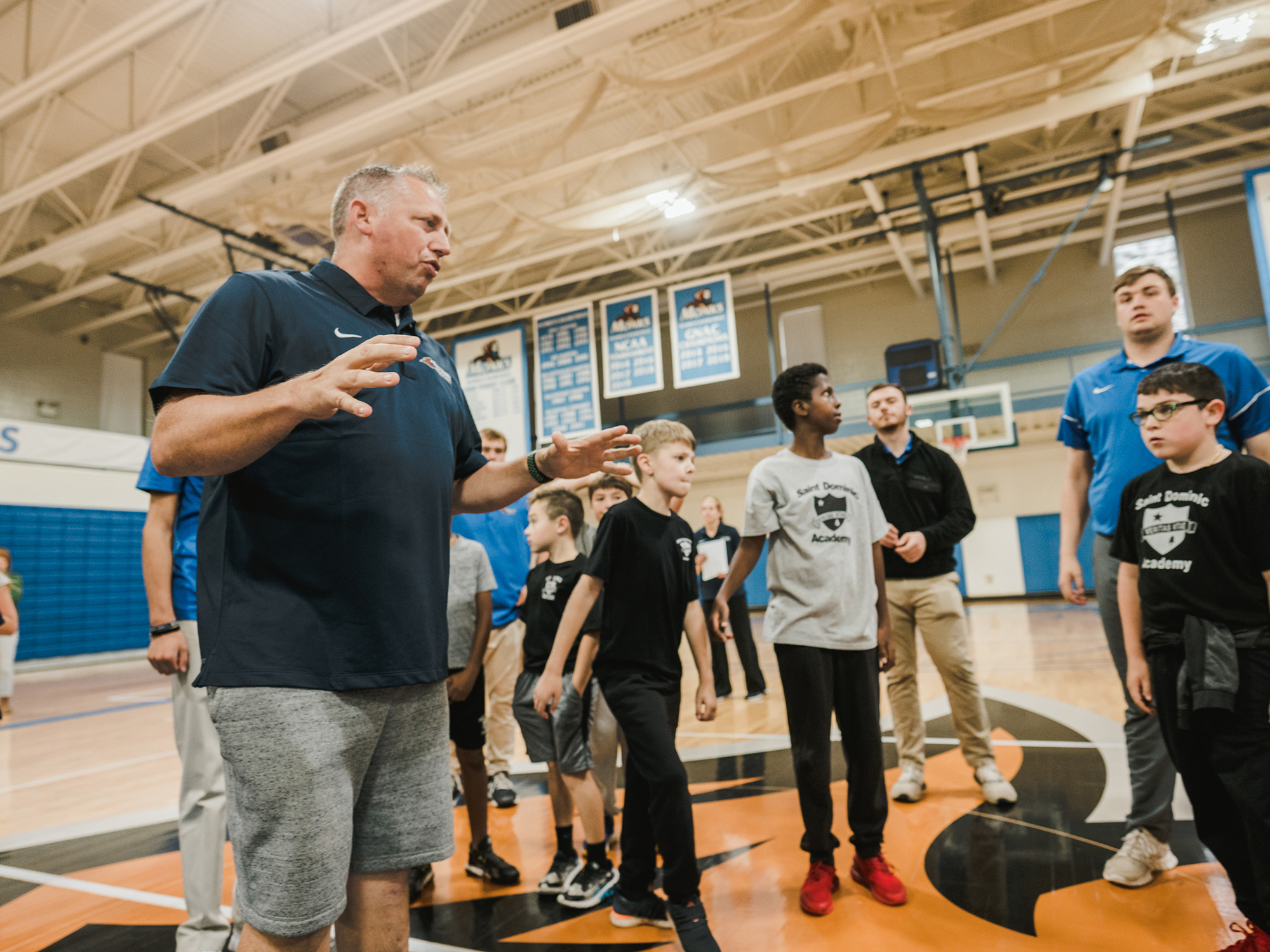 Sport and Exercise science students host the community-based service project: Are you fitter than a 5th grader with local school children.